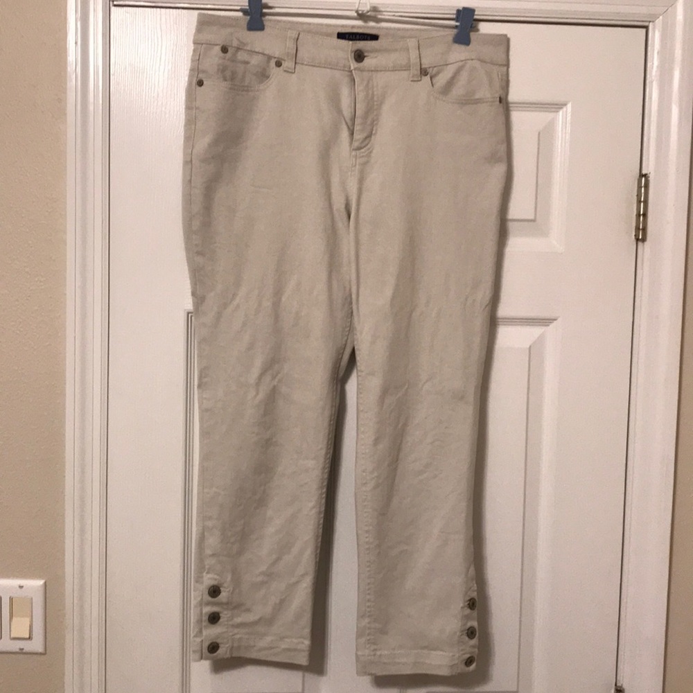 Talbots size 10 Crops